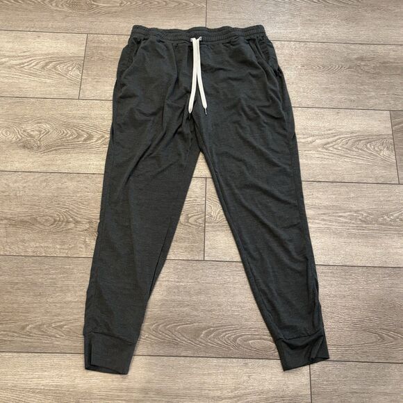 True Classic Joggers Men Large Sweatpants Charcoal Gray Workout Casual Gym - Picture 1 of 6